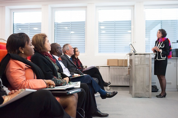 20141016-CN-01-002.jpg - Visit of Representatives of SADC Embassies to theKarlsruhe Institute of Technology (KIT)October 16, 2014Venue:KIT Campus NorthMeeting point: FTU hallHermann-von-Helmholtz-Platz 176344 Eggenstein-Leopoldshafencopyright by KITPresse, Kommunikation und MarketingAbdruck honorarfrei im redaktionellen BereichBelegexemplar erbeten 