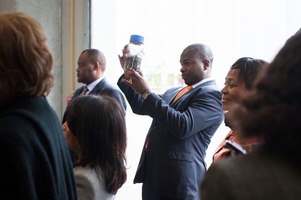 20141016-CN-01-010.jpg - Visit of Representatives of SADC Embassies to theKarlsruhe Institute of Technology (KIT)October 16, 2014Venue:KIT Campus NorthMeeting point: FTU hallHermann-von-Helmholtz-Platz 176344 Eggenstein-Leopoldshafencopyright by KITPresse, Kommunikation und MarketingAbdruck honorarfrei im redaktionellen BereichBelegexemplar erbeten 