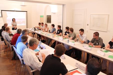 Das ganze Team beim Workshop